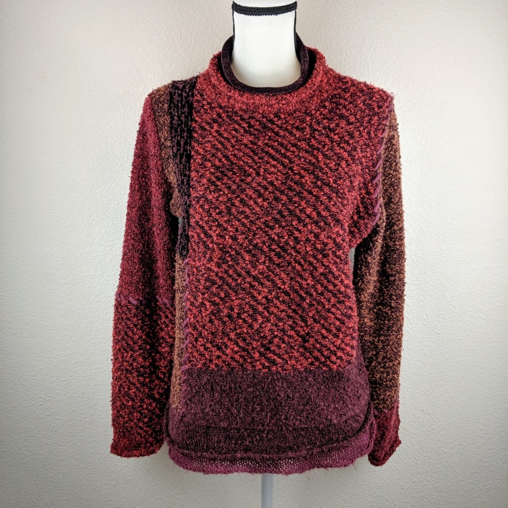 Anthropologie Curio Artsy Chunky Knit Sweater L